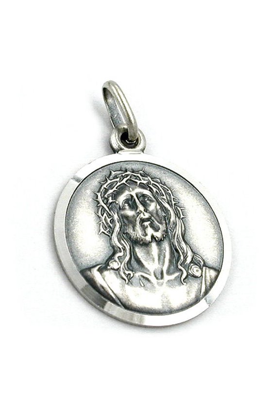 RELIGIOUS MEDAL JESUS SILVER 925