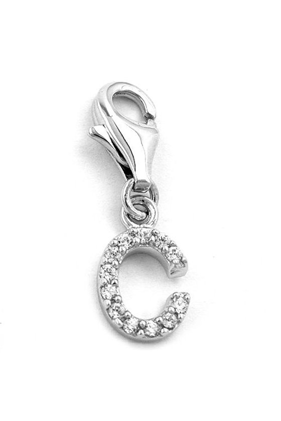 PENDANT CHARM LETTER C SILVER 925