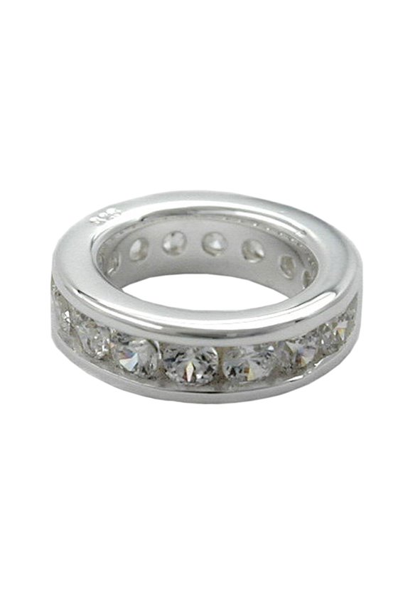 PENDANT BAPTISMAL RING CUBIC ZIRCONIA SILVER 925