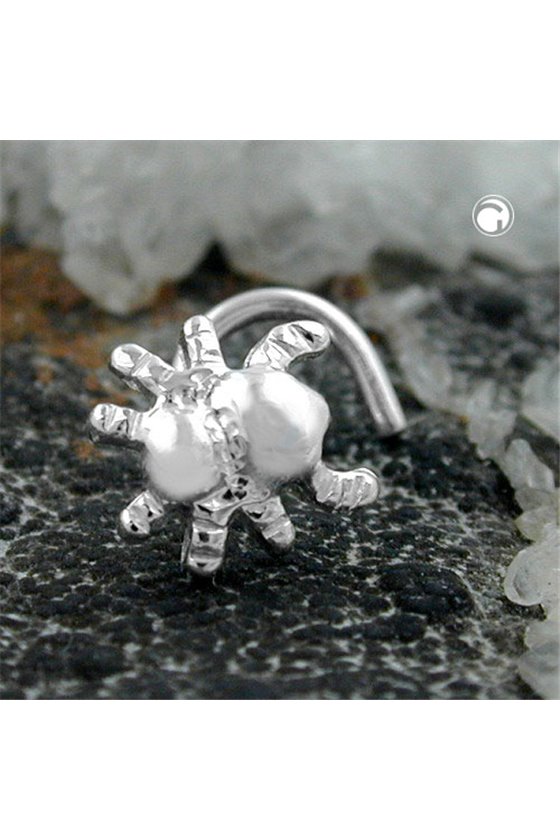 NOSE SCREW SPIDER SILVER 925