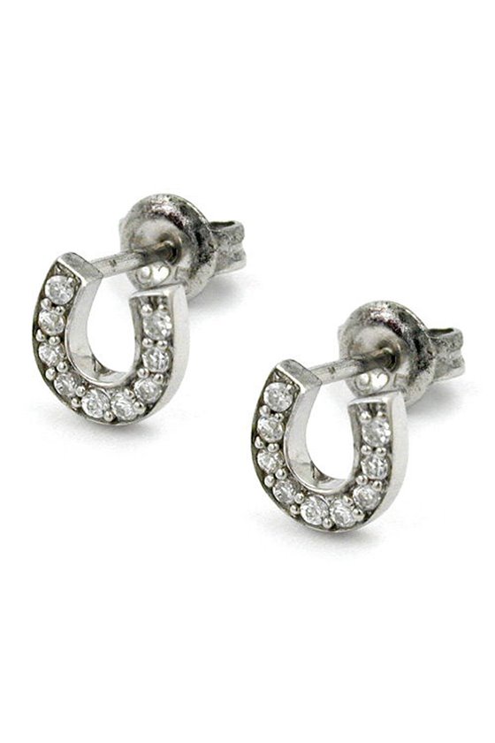 EARRINGS HORSE SHOE SILVER 925