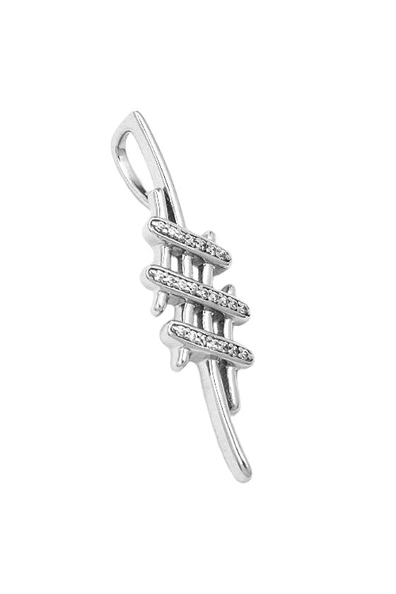 PENDANT WITH ZIRCONIAS SILVER 925