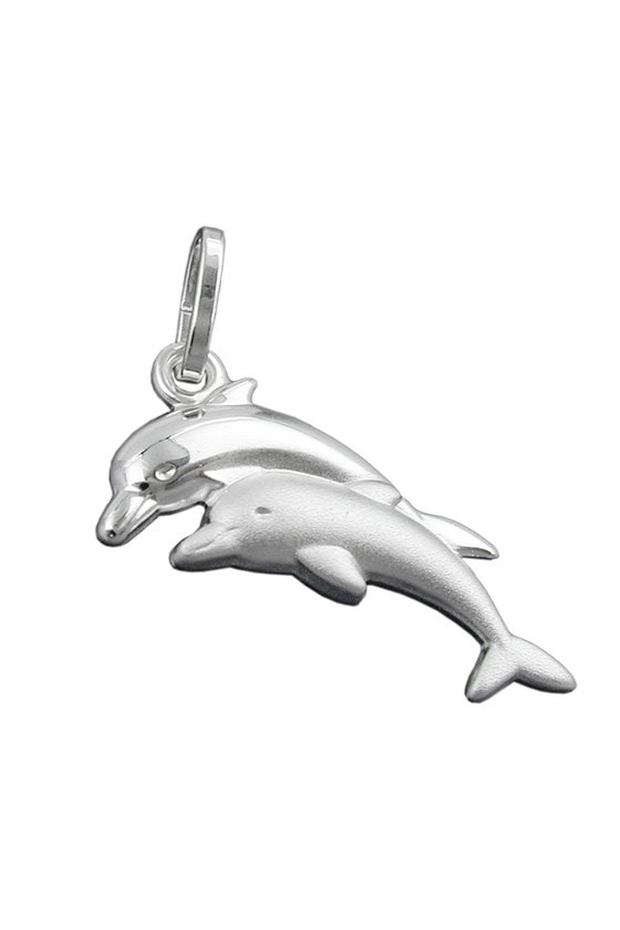 PENDANT DOLPHINS SILVER 925