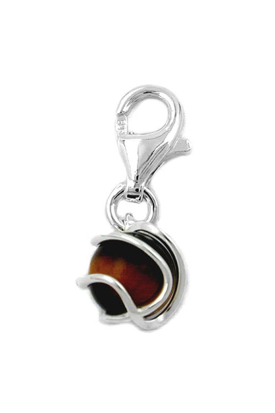 PENDANT CHARM TIGER EYE SILVER 925