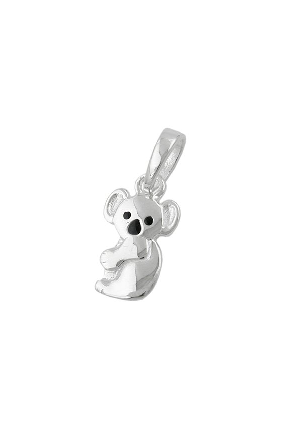 PENDANT KOALA BLACK SILVER 925