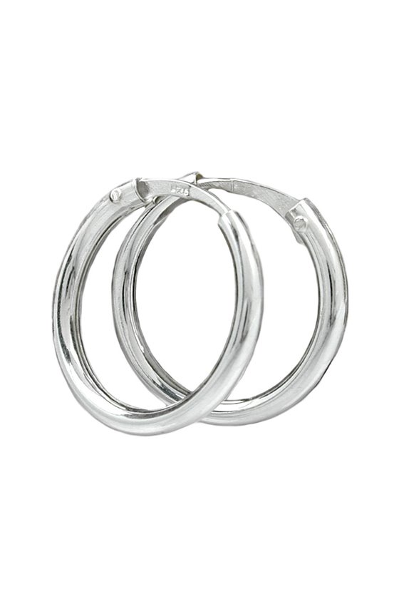 HOOPS PLAIN SLIM LINE SILVER 925
