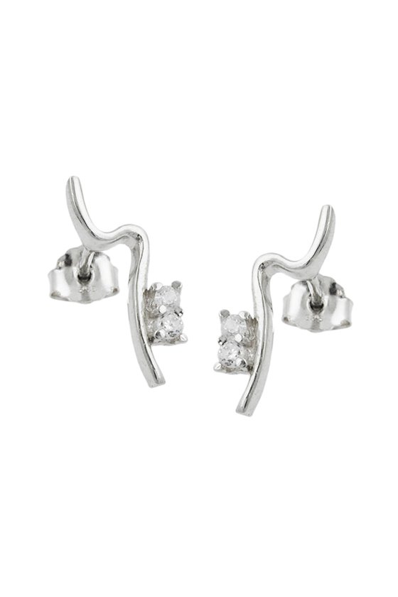 EARRINGS FANTASY ZIRCONIA SILVER 925