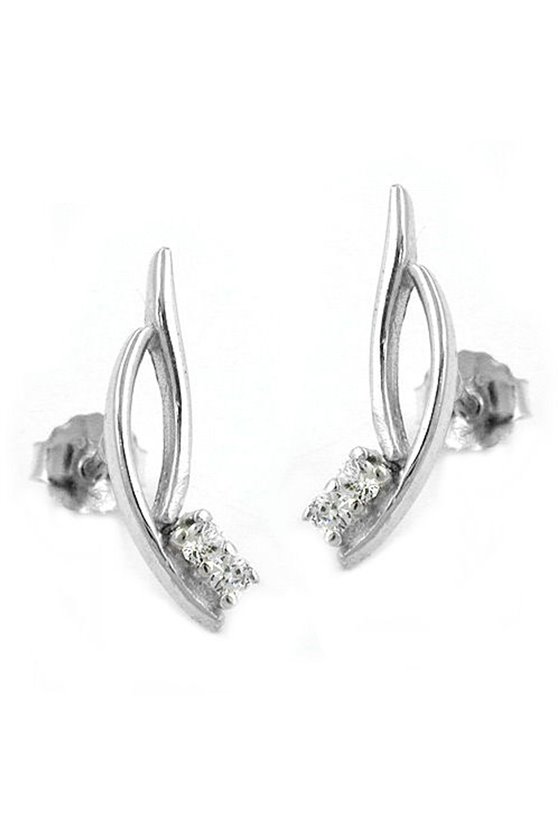 EARRINGS FANTASY ZIRCONIA SILVER 925