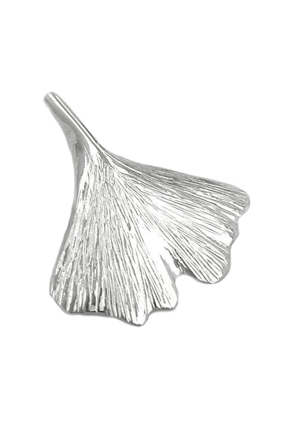 PENDANT GINGKO LEAF 25MM SILVER 925