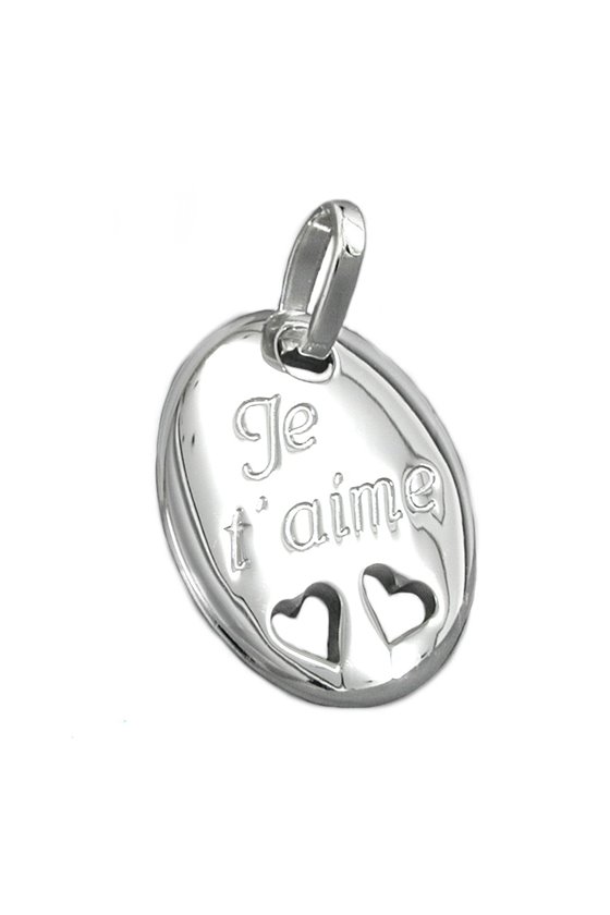 PENDANT JE T'AIME SILVER 925