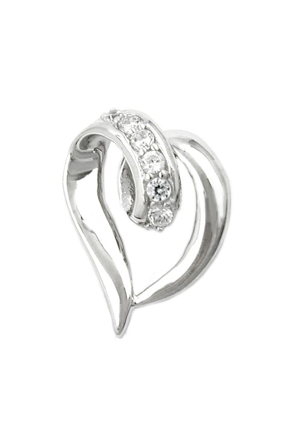 PENDANT HEART ZIRCONIAS SILVER 925