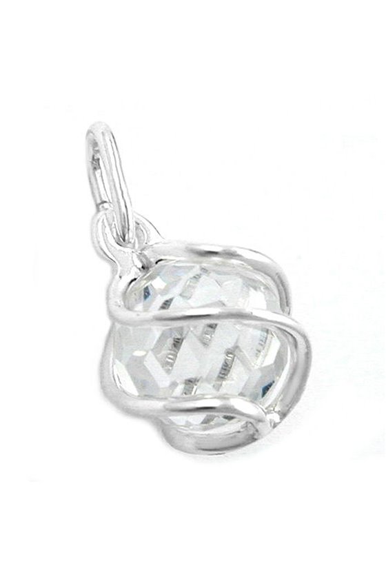 PENDANT ZIRCONIA-WHITE SILVER 925