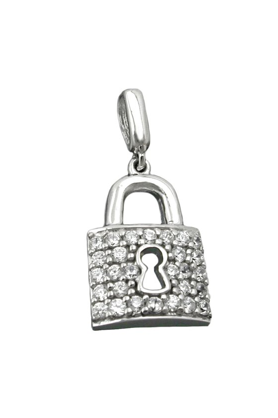 PENDANT PADLOCK SILVER 925