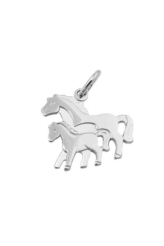PENDANT HORSES SILVER 925