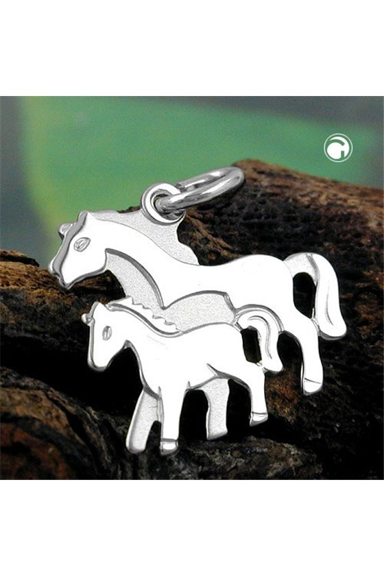 PENDANT HORSES SILVER 925