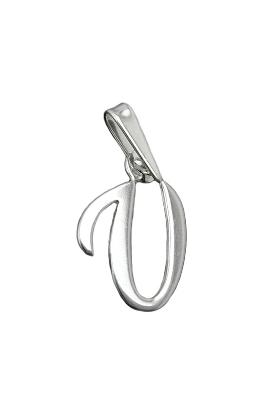 PENDANT INITIAL V SILVER 925