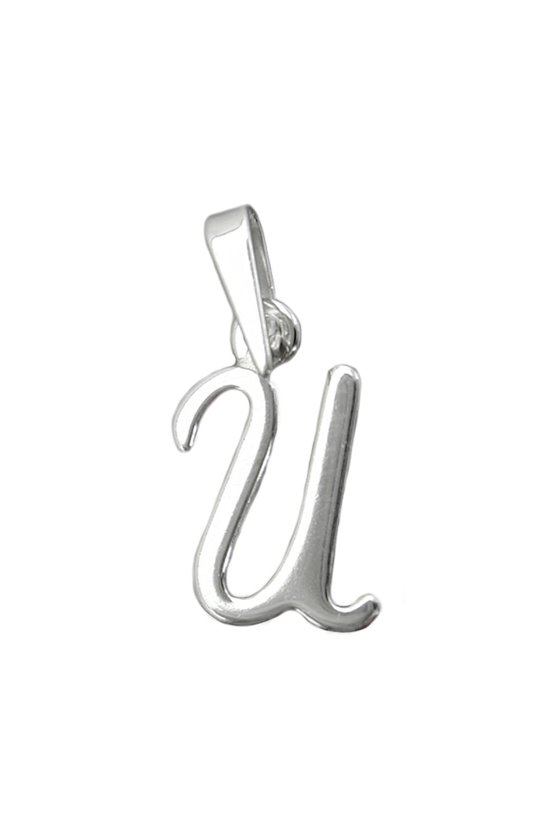 PENDANT INITIAL U SILVER 925