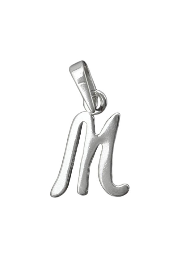 PENDANT INITIAL M SILVER 925