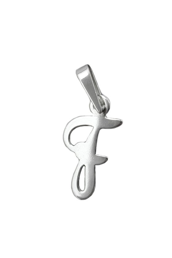PENDANT INITIAL F SILVER 925