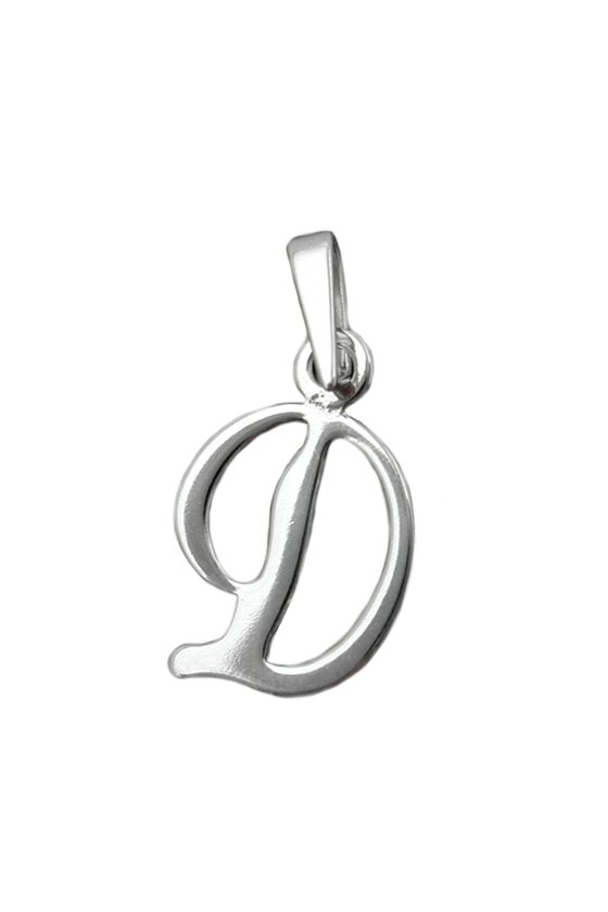 PENDANT INITIALE D SILVER 925