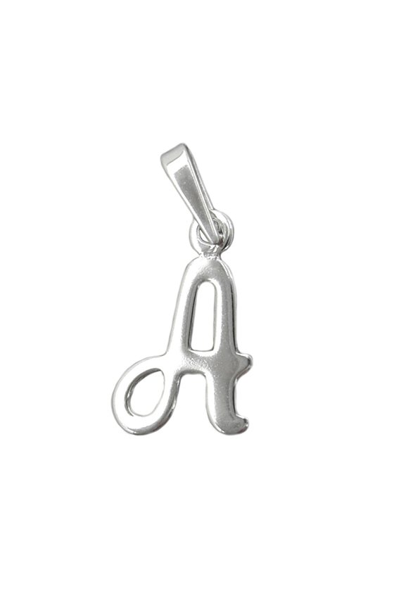 PENDANT INITIAL A SILVER 925