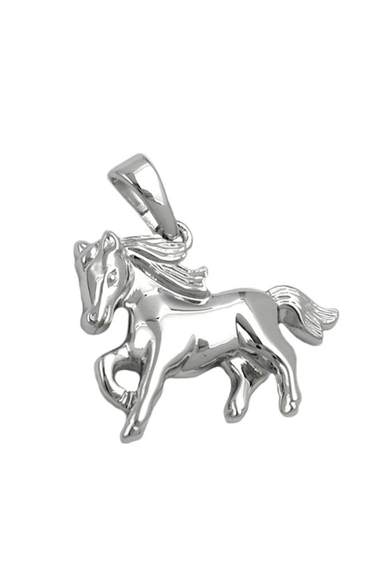 PENDANT ELEGANT HORSE SILVER 925