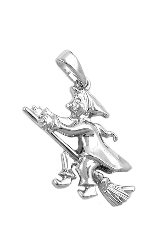 PENDANT OLD HAG WITCH SILVER 925