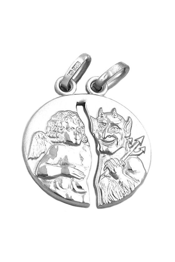 PENDANTS ANGEL-DEVIL SILVER 925
