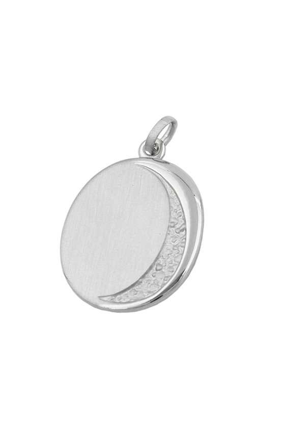 PENDANT DISK ENGRAVEABLE SILVER 925
