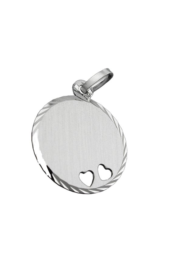 PENDANT HEART ENGRAVEABLE SILVER 925