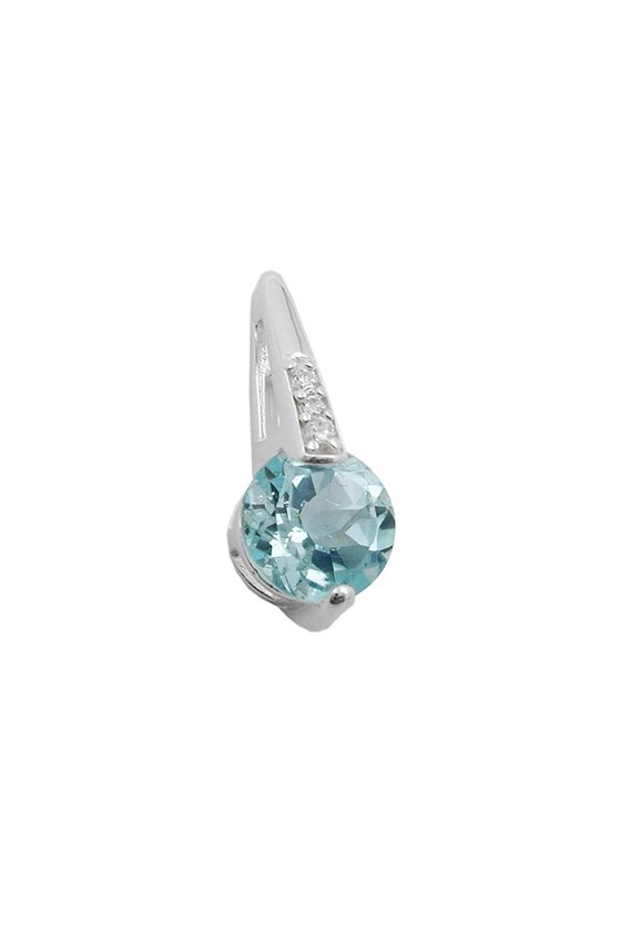 PENDANT BLUE ZIRCONIA SILVER 925