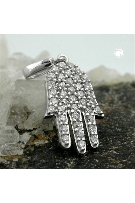 PENDANT SYMBOL - HAND OF FATIMA SILVER 925