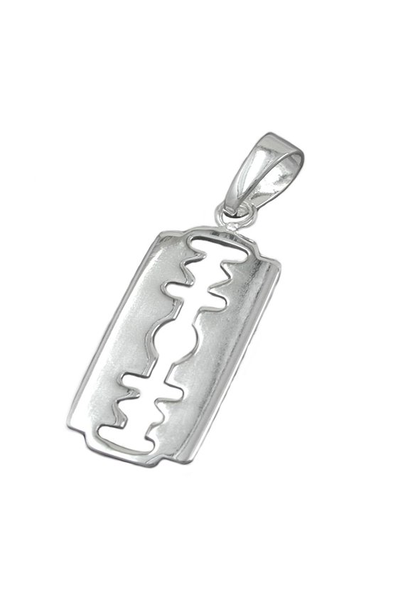 PENDANT RAZOR-BLADE SILVER 925