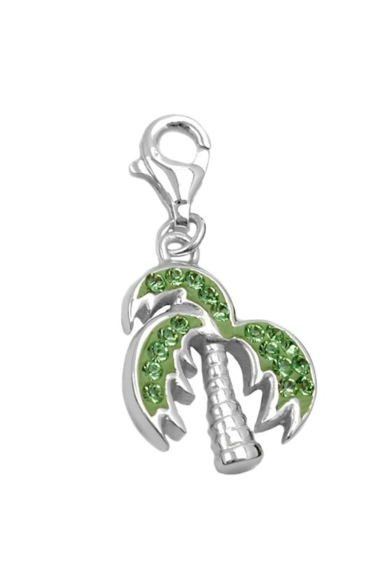 PENDANT CHARM PALM TREE SILVER 925