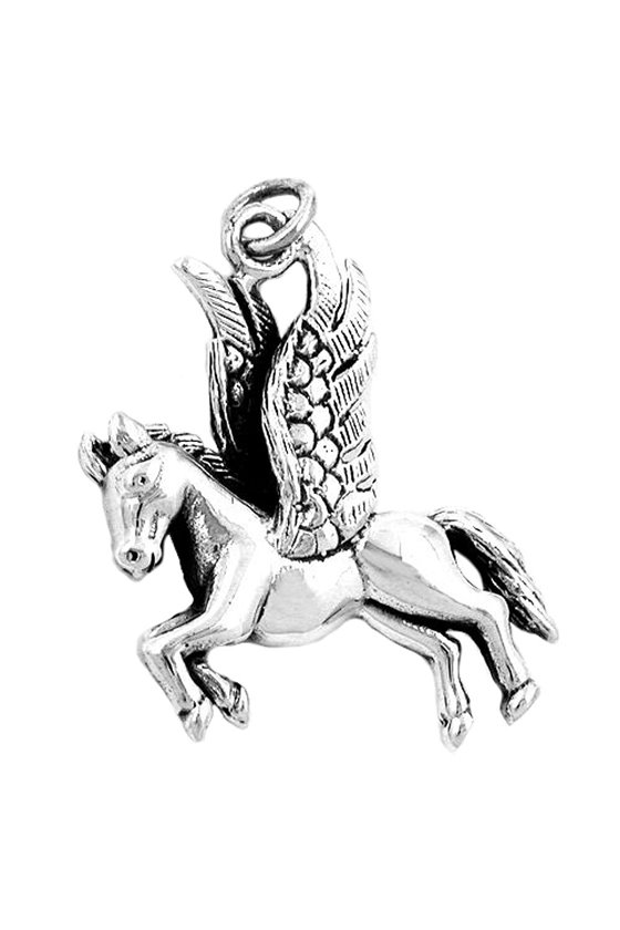 PENDANT PEGASUS MOLDED SILVER 925