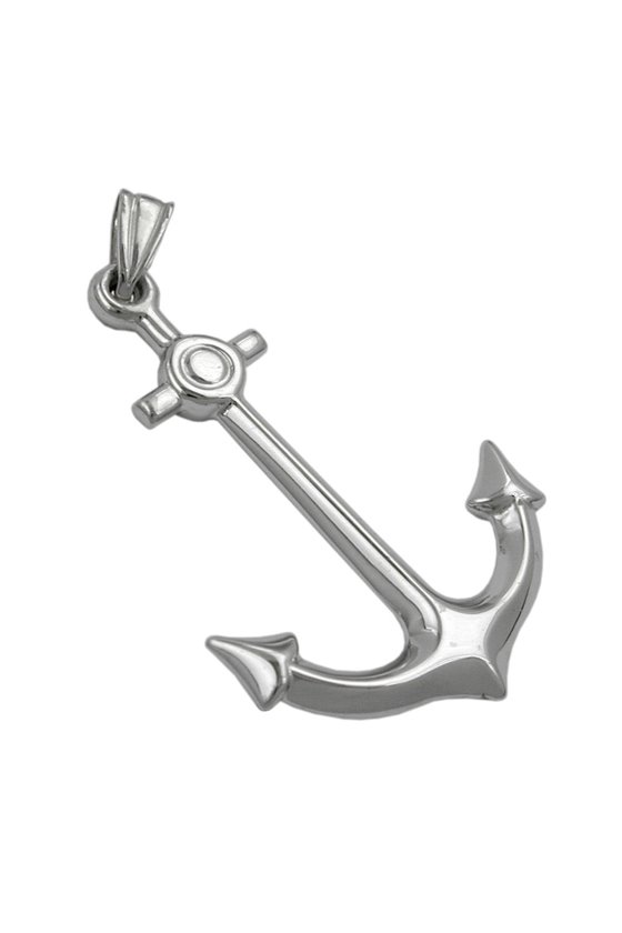 PENDANT ANCHOR SILVER 925