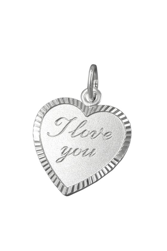 PENDANT HEART I LOVE YOU SILVER 925