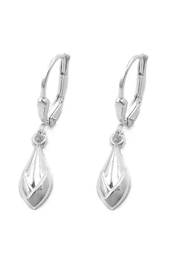 EARRINGS LEVERBACK DROPS SILVER 925