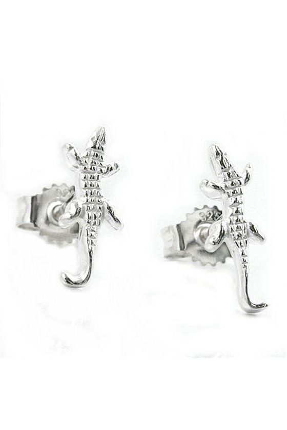 EARRINGS CROCODIL SILVER 925