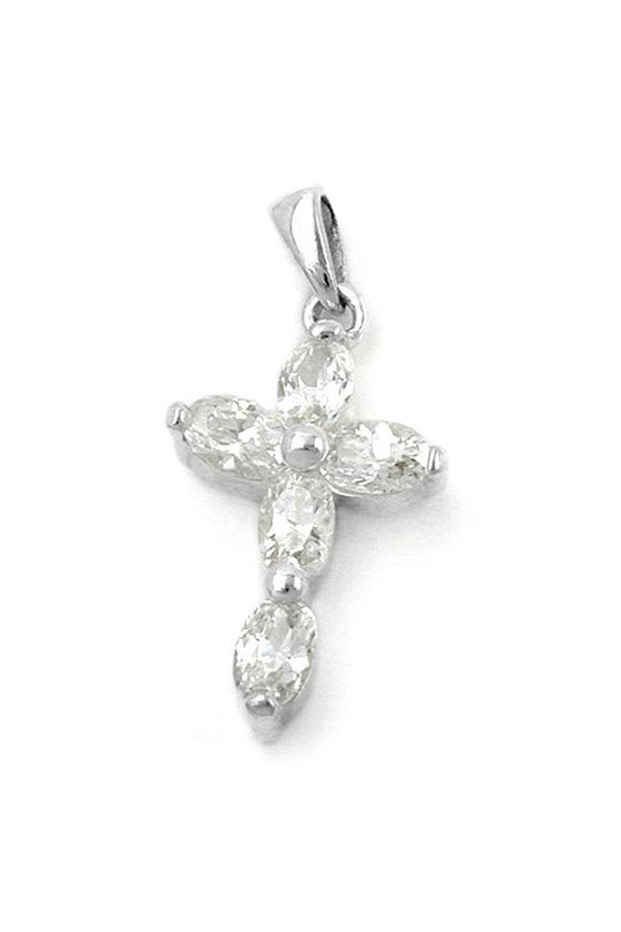 PENDANT CROSS CZ SILVER 925
