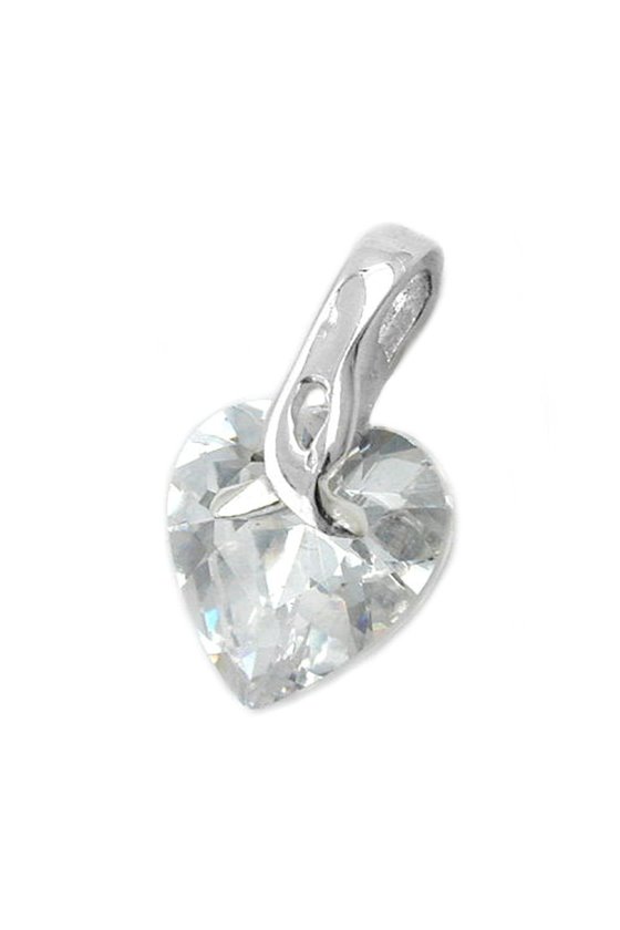 PENDANT HEART ZIRCONIA SILVER 925