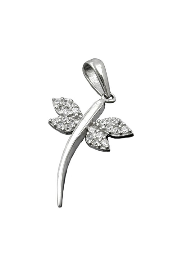 PENDANT DRAGONFLY ZIRCONIA SILVER 925