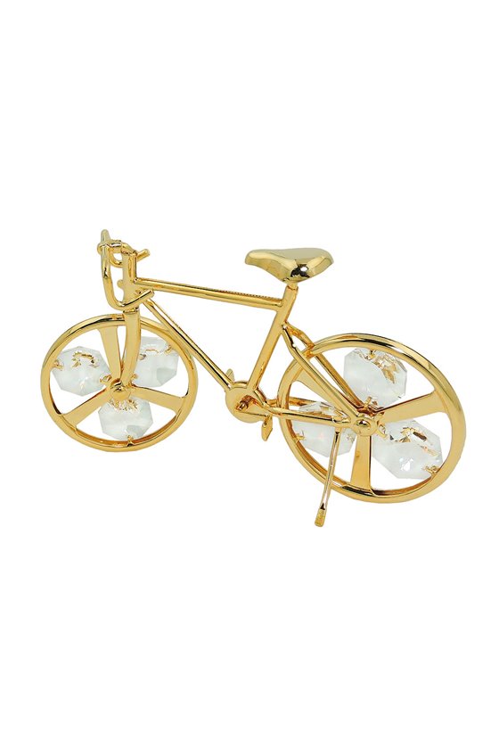 TRACK BICYLE WITH CRYSTAL ELEMENTS