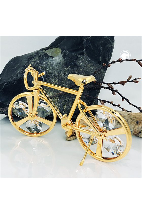 TRACK BICYLE WITH CRYSTAL ELEMENTS