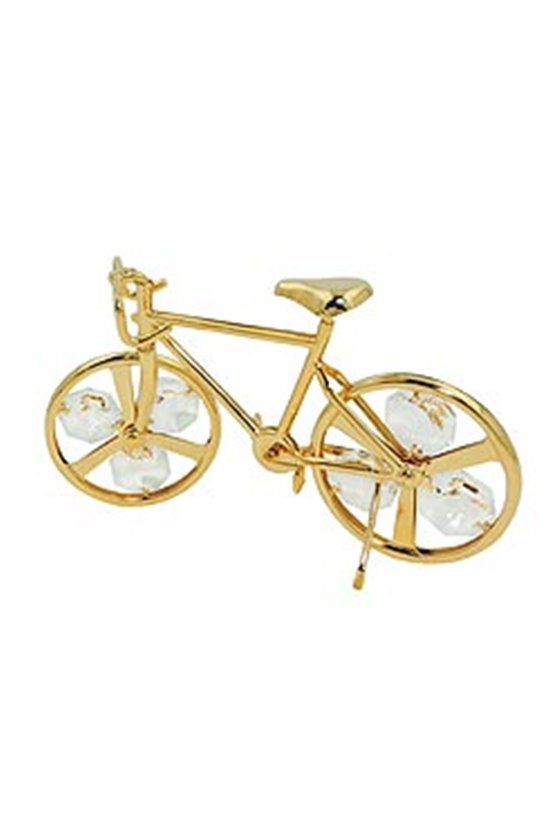 TRACK BICYLE WITH CRYSTAL ELEMENTS