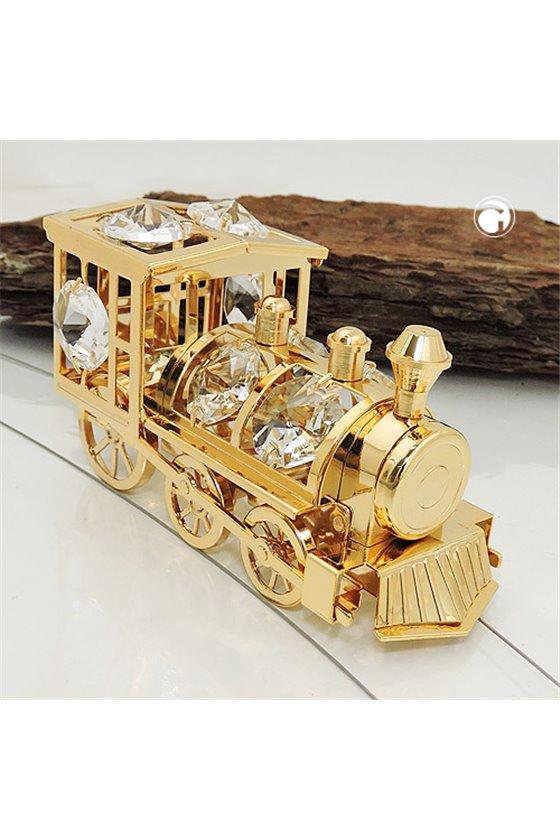 LOCOMOTIVE WITH CRYSTAL ELEMENTS