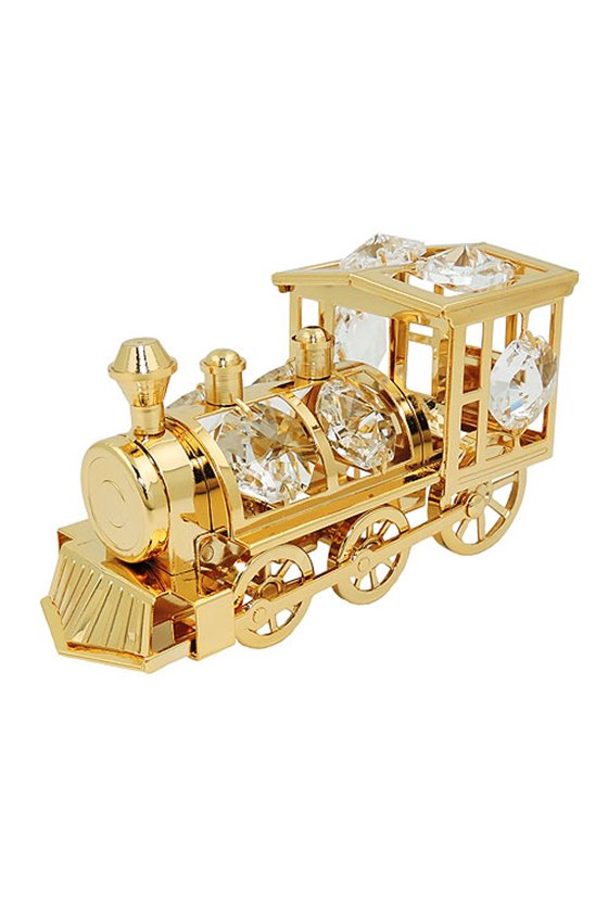 LOCOMOTIVE WITH CRYSTAL ELEMENTS