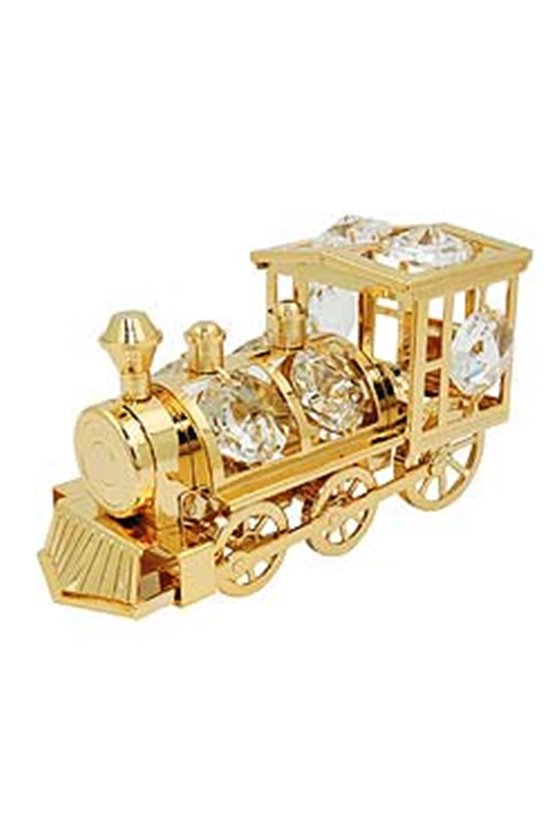 LOCOMOTIVE WITH CRYSTAL ELEMENTS