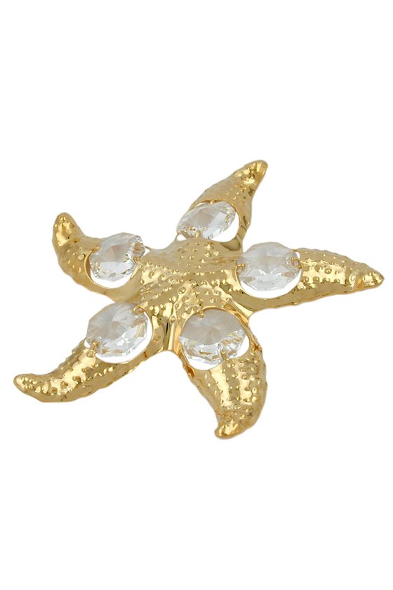 STAR FISH WITH 5 CRYSTAL ELEMENTS