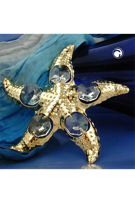 STAR FISH WITH 5 CRYSTAL ELEMENTS